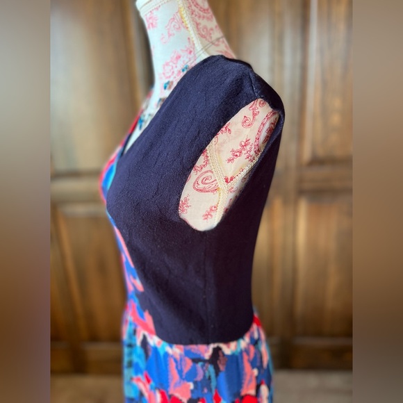 Anthropologie Leifsdottir Floral Sweater Dress Size Small - Picture 7 of 11